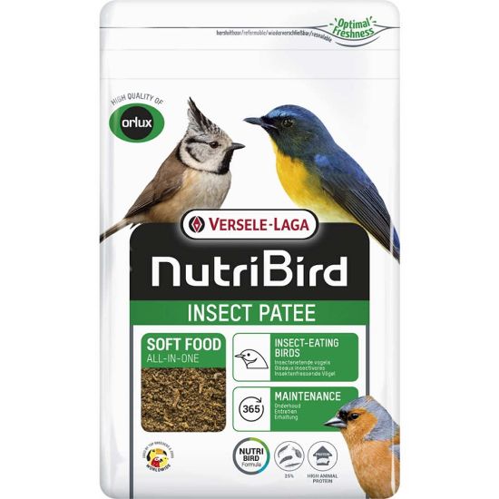 Снимка на Versele Laga - Insect Patee - Пълноценна храна за насекомоядни птици, 250 гр.