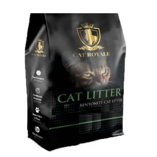 Снимка на Geoclay Cat Royale - Висококачествен бял бентонит за котешка тоалетна с аромат на Активен въглен, 5 кг.