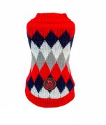 Снимка на Freedog Jersey Pebbles - Елегантен вълнен пуловер за кучета, 45 см. 1