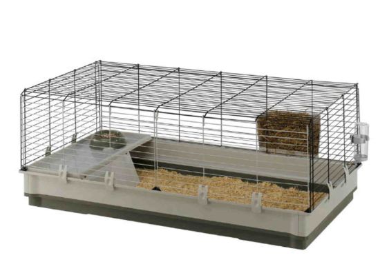 Снимка на Ferplast - Клетка Krolik за зайци и морски свинчета с аксесоари, 120 x 60 x h 50 см.