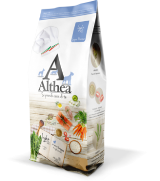 Показвай детайлите за Althea Super premium Light - Пълноценна храна за кучета от средни и големи породи с наднормено тегло, 14 кг. Снимка на Althea Super premium Light - Пълноценна храна за кучета от средни и големи породи с наднормено тегло, 14 кг.