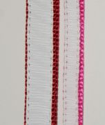 Снимка на Миазоо - Регулируем нашийник от изкуствена лента Спорт+ с копринена лента, 15 мм/30-45 см - червен 2