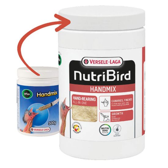 Снимка на Versele-Laga Nutribird - Храна за ръчно хранене на малки птици, новоизлюпени канари, хранещи се със семена и насекоми, 500 гр.