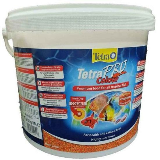 Снимка на Tetra PRO COLOR Multi Cirisps 10L – Премиум храна за декоративни риби на чипс, 10 литра/2.1 кг.