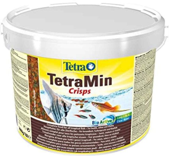 Снимка на Tetra MIN Crisps - Пълноценна храна за ежедневно хранене на всички декоративни риби, 10 л.