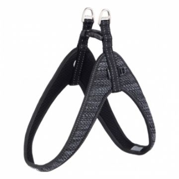 Показвай детайлите за Rogz FAST FIT XS - Модерен нагръдник с подплата за кучета, 12мм/36 см. - черен 1 - MyPetShop.bg Снимка на Rogz FAST FIT XS - Модерен нагръдник с подплата за кучета, 12мм/36 см. - черен 1