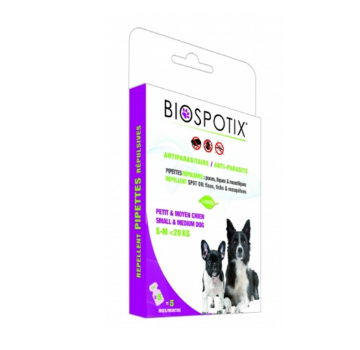 Показвай детайлите за Biogance Biospotix - Спот он  за кучета до 20кг, 5бр Снимка на Biogance Biospotix - Спот он  за кучета до 20кг, 5бр