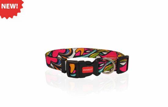 Снимка на Pet Interest Cuori Collar L - Модерен регулируем нашийник за кучета, 2,5 * 47-70 см.