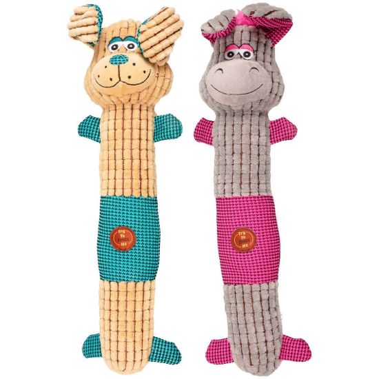 Снимка на Flamingo dog toy - Забавна кучешка играчка - плюшено куче/ магаре/ 40 см. 1 брой