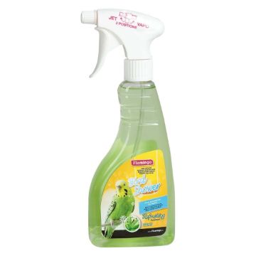 Показвай детайлите за Flamingo bird shower - Спрей за къпане на птици, 500 мл. 1 - MyPetShop.bg Снимка на Flamingo bird shower - Спрей за къпане на птици, 500 мл. 1