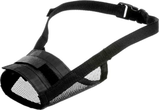 Снимка на Flamingo muzzle Medium - Регулируем намордник за кучета дължина - 40-67 , обиколка на носа 24 -30 см