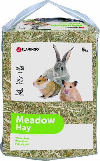 Снимка на Flamingo Meadow Hay - Ливадно сено за гризачи, 5 кг.
