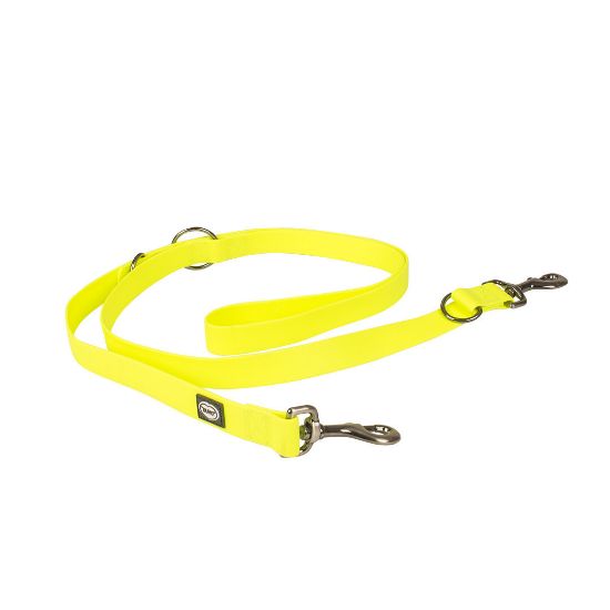Снимка на Duvo Plus Explor South PVC Neon - Повод неонов с висока видимост за кучета, 120 см / 15 мм - жълт