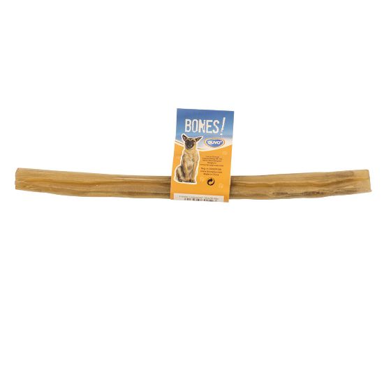 Снимка на Duvo Plus - Лакомство за кучета, стик пресована кожа -25 см