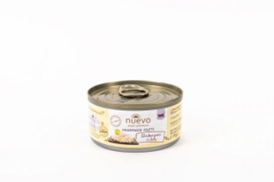 Снимка на Nuevo Handmade Filets - Консервирана храна за израснали котки, филета от пилешко месо в желе, 70 гр.