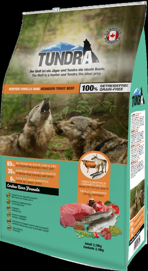 Снимка на Tundra Deer Trout and Beef - Премиум суха храна за израснали кучета, без зърно, с еленско , пъстърва и говеждо месо, 3.18 кг.
