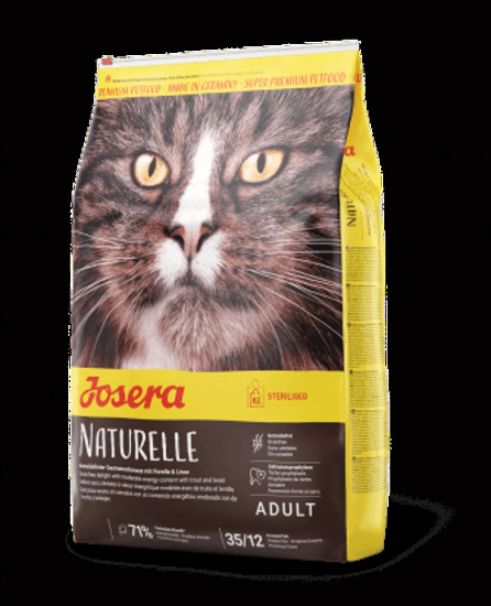 Снимка на Josera Cat Naturelle - Пълноценна суха храна за кастрирани котки, без зърнени храни, с леща и пъстърва, 400 гр.