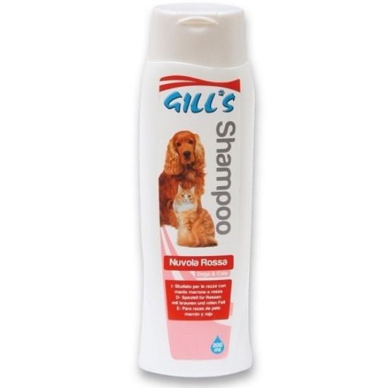 Снимка на Croci Gills Shampoo Nuvola Rossa - Шампоан подходящ за померански шпиц и червенокосмести котки 200 мл.