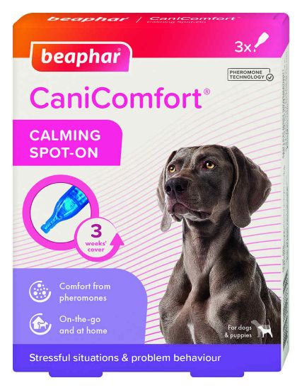Снимка на Beaphar CaniComfort Calming Spot On - Успокояващи капки с феромони за кучета