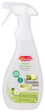 Показвай детайлите за Beaphar Odour Remover Probiotic- Спрей против миризми с пробиотик, 500 мл. Снимка на Beaphar Odour Remover Probiotic- Спрей против миризми с пробиотик, 500 мл.
