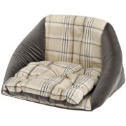 Снимка на Ferplast Edinburgh -  Елегантно сгъваемо легло тип къща за котки, 44 x 44 x h 33 см. - кафяво 2