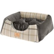 Снимка на Ferplast Edinburgh -  Елегантно сгъваемо легло тип къща за котки, 44 x 44 x h 33 см. - кафяво 3