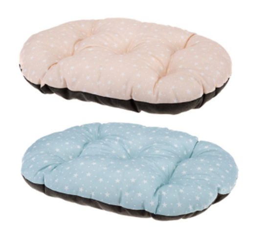Снимка на Ferplast Relax M - Мек дюшек/възглавница за кучета и котки с плюш, 55см-36 см/син,розов/