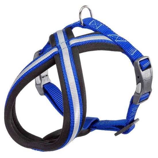 Снимка на Ferplast - Daytona Cross  M/ Large - Нагръдник с мека подплата за кучета с гръдна обиколка 63 до 88 см.- син