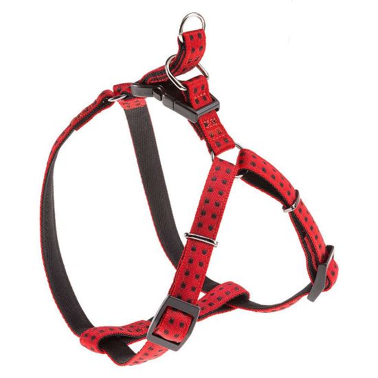Снимка на Ferplast Cricket Harness Small - Двупластов с мека подплата регулируем нагръдник за кучета с гръдна обиколка от 40 до 51.5 см.- червен