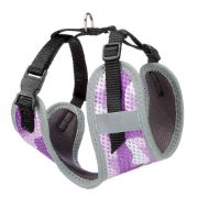 Снимка на Ferplast - Nikita Fashion XS - Нагръдник за кучета с подплата и отразяващи шевове, вратна обиколка 19-28 см и гръдна 28-40 см. виолетов камуфлаж 1