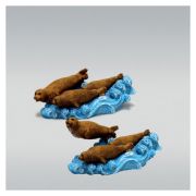 Снимка на JBL ActionAir Pinnipeds - Декорация за аквариуми, 3 тюлена с опция за включване към помпа за въздух 21 см./9/8 см. 1