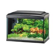 Снимка на Ferplast Cayman 60 Led - Стъклен аквариум , оборудван с филтър и LED осветление, oбем - 75 литра, черен 1