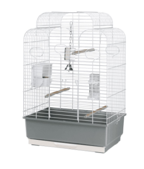 Снимка на Ferplast Cage Gala - Клетка за птици, подходяща за средни и вълнисти папагали, 50х30х75,5 см.