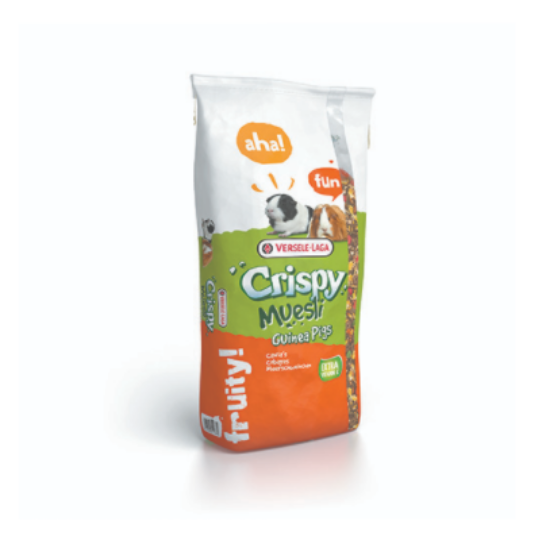 Снимка на Versele-Laga Crispy Muesli - Guinea Pigs (Cavia Crispy) - Пълноценна храна за морски свинчета, 20 кг.