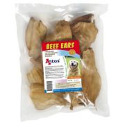 Снимка на Antos Beef Ears - Премиум лакомство за кучета , телешки уши 10 броя 1