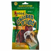 Снимка на Antos Chicken D'light Duck - Премиум лакомство/награда с ниско съдържание на мазно, без зърно,за кучета с филе от патешко месо, 2 броя х 100 гр. 2