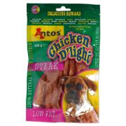 Снимка на Antos Chicken D'light Steak - Премиум лакомство/награда с ниско съдържание на мазно,без зърно, с пилешко месо, 2 броя х 100 гр. 2