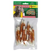 Снимка на Antos Chicken D'light Bacon - Премиум кучешко лакомство,без зърно, пръчици обвити с пилешко месо и бекон, 2 броя х 100 гр. 1