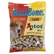 Снимка на Antos Mini Bones Duo Lamb - Премиум лакомство /награда за кучета, мини кокалчета с агнешко месо, 2 броя х 200 гр. 2