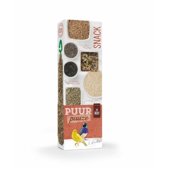 Снимка на Duvo Plus Witte Molen Puur Pauze Sticks Birds Super Seed - Лакомство крекери със семена за дребни птици 60 гр.