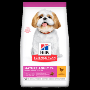 Снимка на Hill's Science Plan Mature 7+ Small & Mini с Пилешко – Пълноценна суха храна за кучета над 7г. от дребни и миниатюрни породи, 3 кг. 1