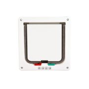 Снимка на Duvo Plus CAT DOOR - Вратичка за котки  ,19x19,7 дебелина 2см бяла 3