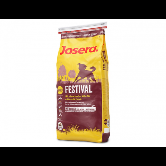 Снимка на Josera Festival Adult With Chicken and Salmon - Суха храна за израснали кучета с пилешко месо и сьомга 15 кг.