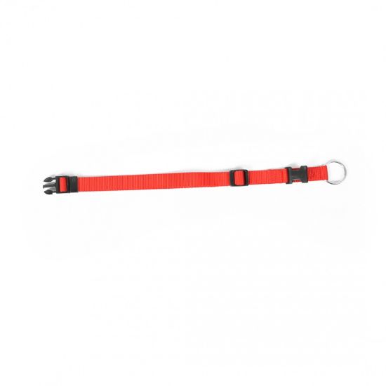 Снимка на Duvo Plus Nylon Collar Adjustable - Регулируем нашийник за кучета  40 см./ 65 см./25 мм. червен