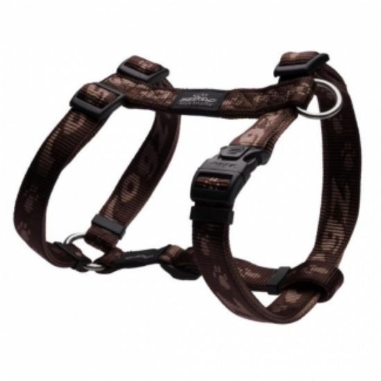Снимка на Rogz Alpinist H-Harness Large-Нагръдник за кучета с вратна обиколка 29 до 64 см. и гръдна 45 до 75 см. кафяв шоколад
