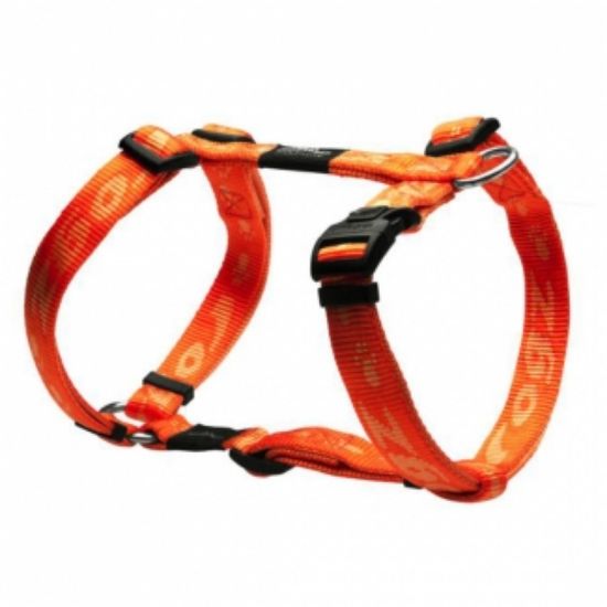 Снимка на Rogz Alpinist H-Harness Large-Нагръдник за кучета с вратна обиколка 29 до 64 см. и гръдна 45 до 75 см. оранжев