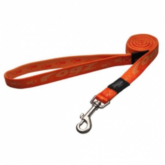 Снимка на Rogz Alpinist Fixed Lead Large - Повод за кучета 2.0 см./-1,4 м. оранжев