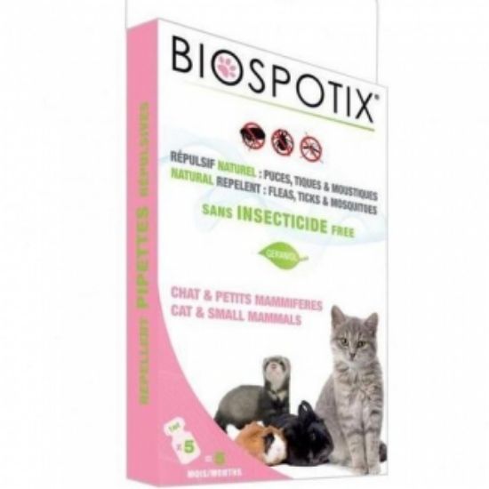 Снимка на Biogance BIOSPOTIX -Спот он ,пипети за котки 5 бр. х 1мл.