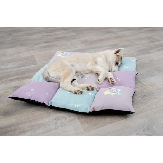 Снимка на Trixie Junior Patchwork Kissen - Джуниър възглавница/легло пачуърк за кучета 60/60 см.