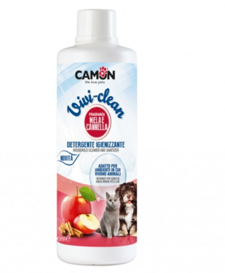 Снимка на Camon Household cleaner and sanitizer Cinnamon apple - почистващ препарат с аромат на ябълка и канела 1000 мл.
